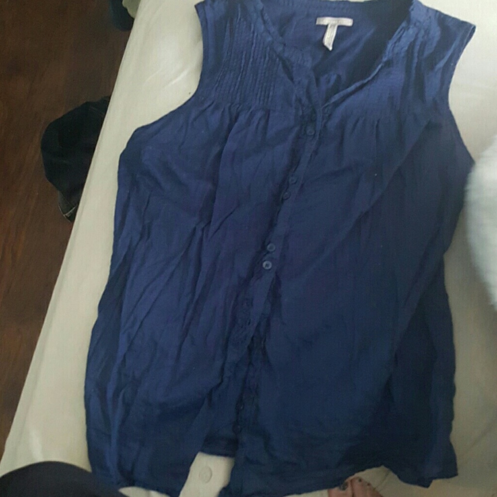 Button up tank top